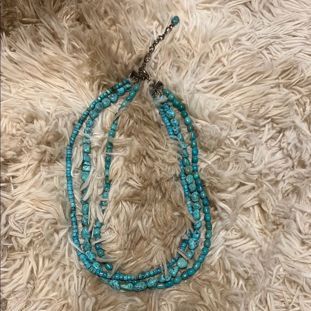 Turquoise Beaded Necklace